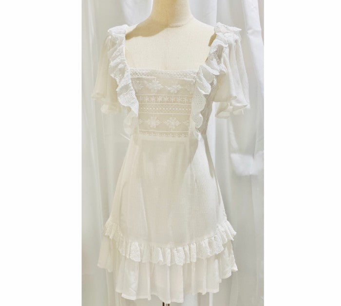 Ava White Dress